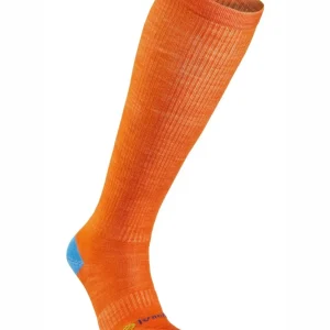WOOL SOCK COMPRESSION — ORANGE