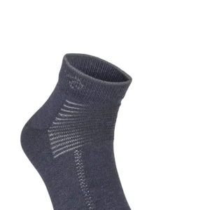 WOOL SOCK LOW, TUNN LÅG ULLSTRUMPA — LIGHT NAVY