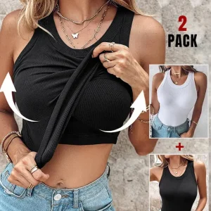 DASHA™ - Bekväm Inbyggd BH-linne (Paket om 2)