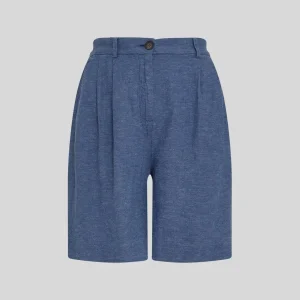 MSCH Viana Ginia HW shorts / Indigo Melange