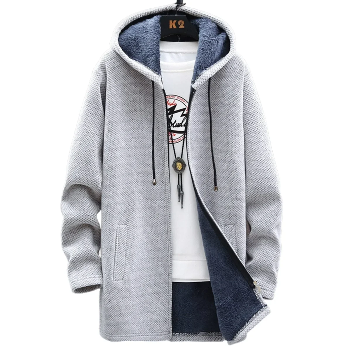 ROSIE™ | Lång hoodie med dragkedja - Bild 2