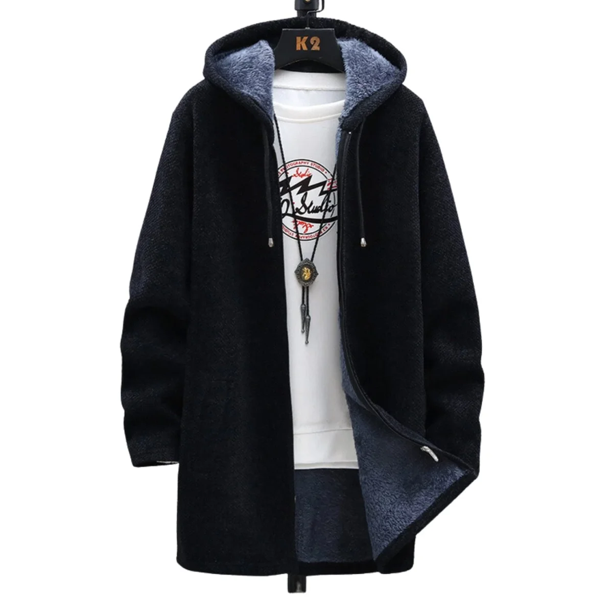 ROSIE™ | Lång hoodie med dragkedja - Bild 3