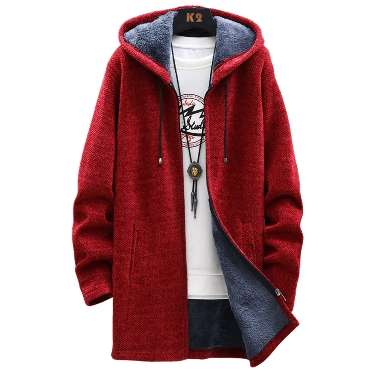 ROSIE™ | Lång hoodie med dragkedja - Bild 4