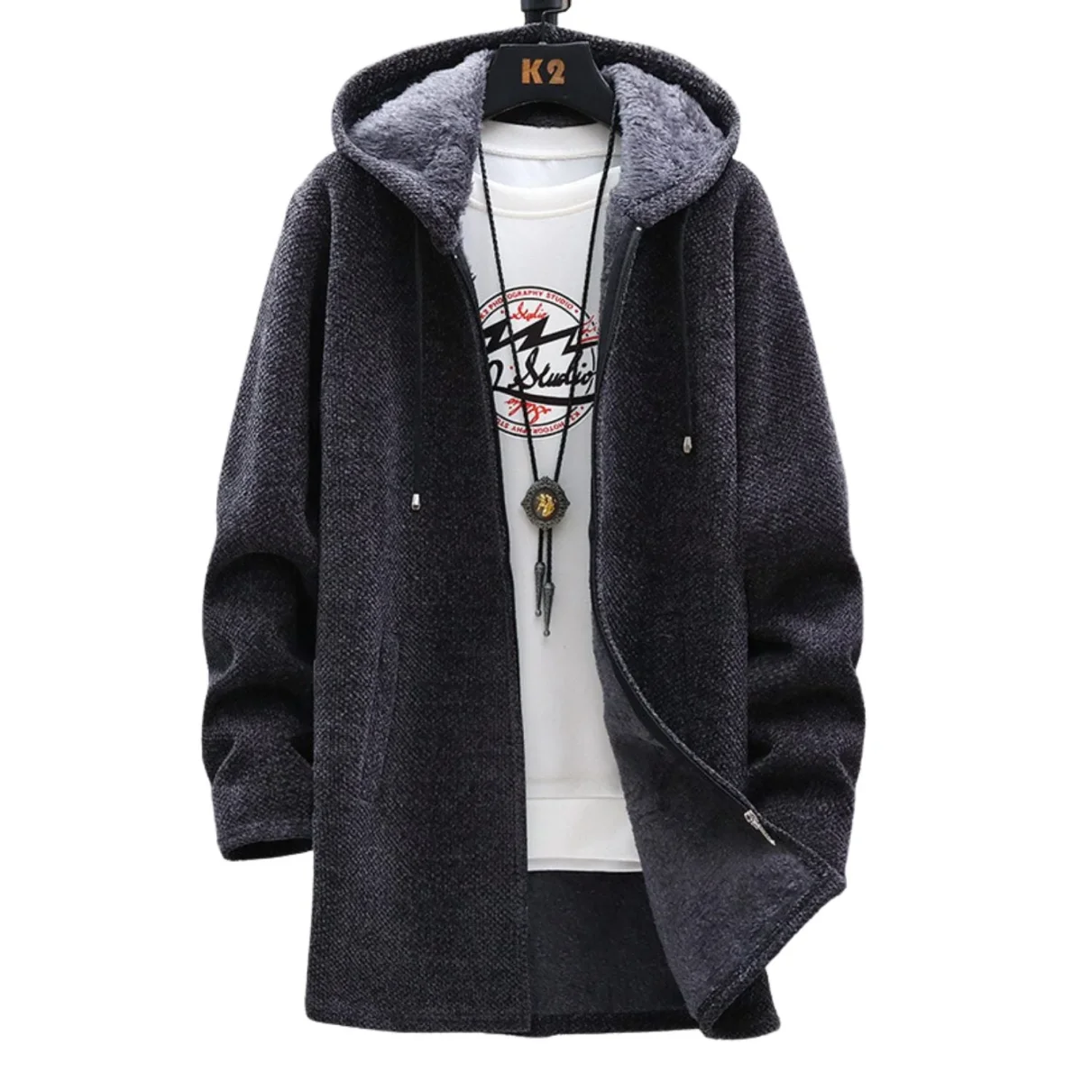 ROSIE™ | Lång hoodie med dragkedja - Bild 5