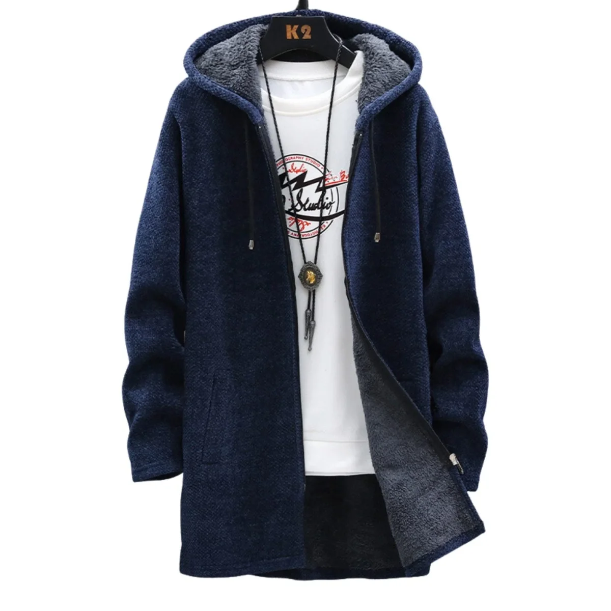 ROSIE™ | Lång hoodie med dragkedja - Bild 6