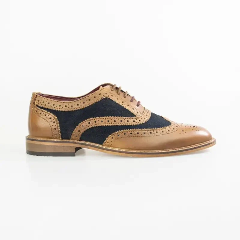Kostymskor | Cavani Ellington navy tan - Bild 3