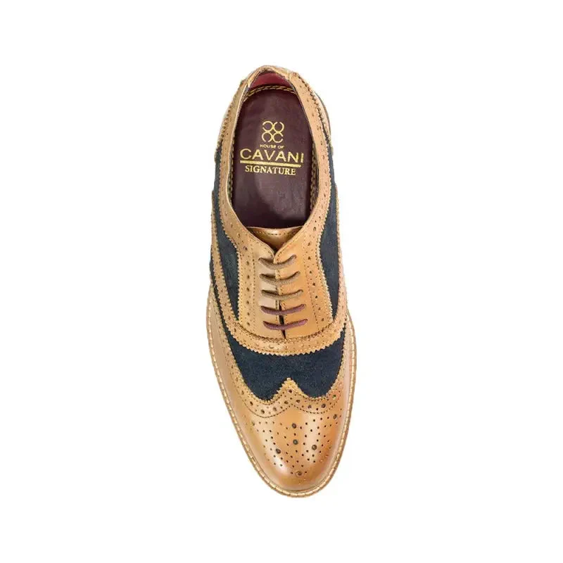 Kostymskor | Cavani Ellington navy tan - Bild 5