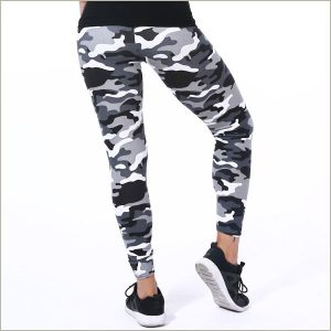 Grå militärleggings
