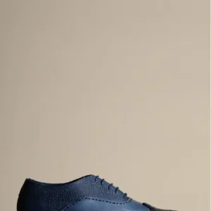 Marinblå läderskor, Marc Darcy Ryan - Wingtip brogue