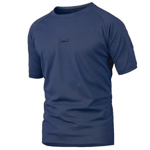 Blå militär T-shirt