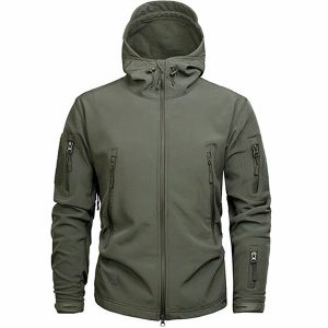 Militärjacka för män Khaki